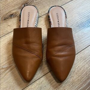 Lucky Brand Women's Tan Mules